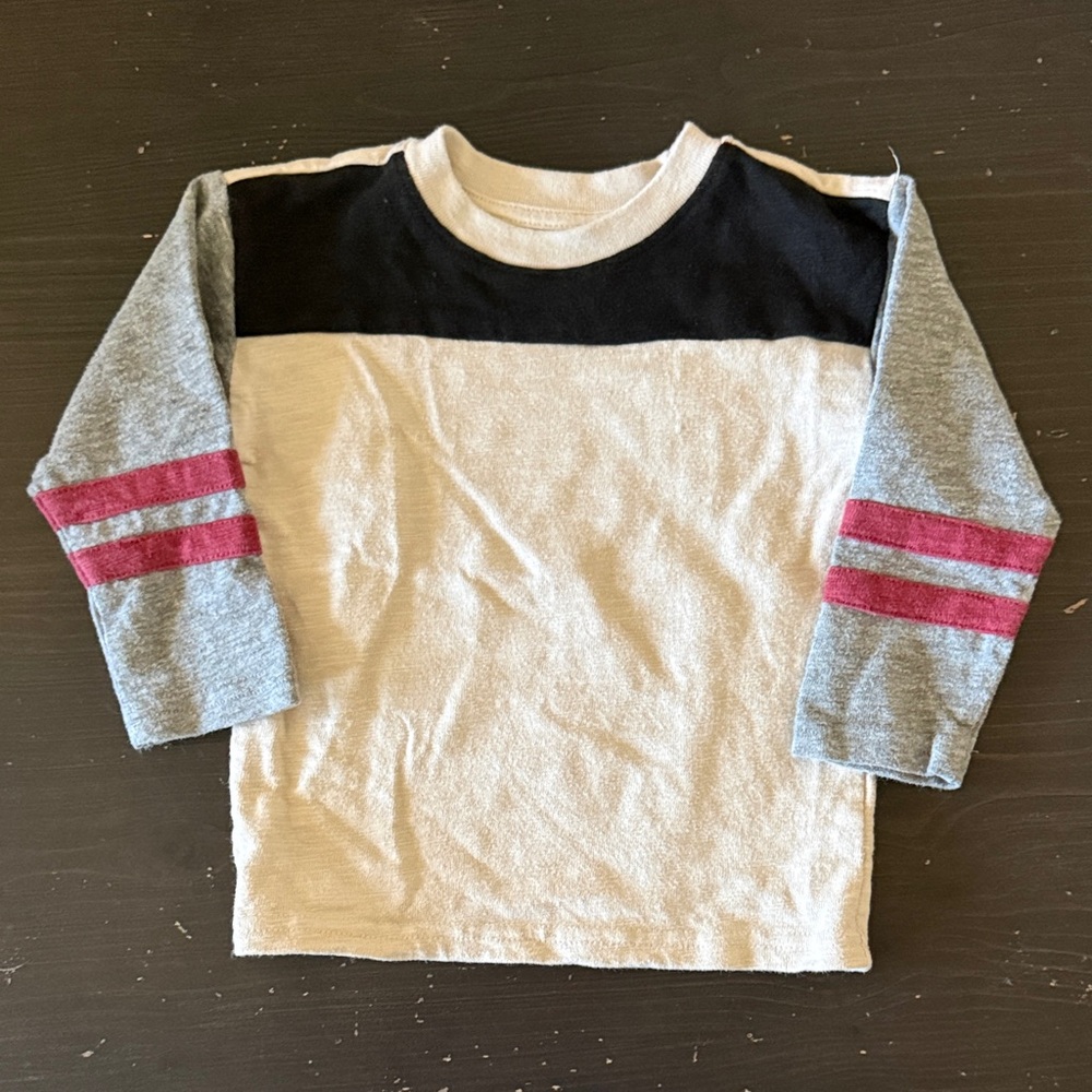 3 Long Sleeve Tees - Multicolor Stripes - Picture 5 of 5